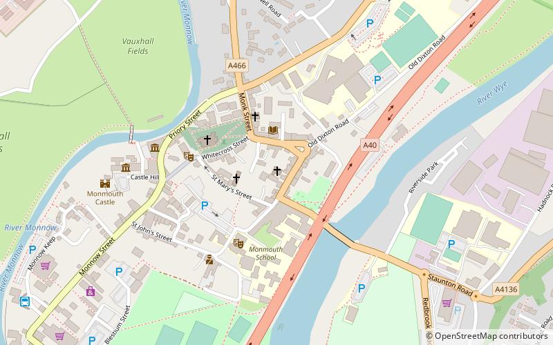 Monmouth Methodist Church location map