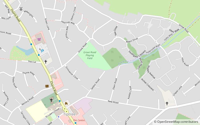 Tiptree Parish Field location map