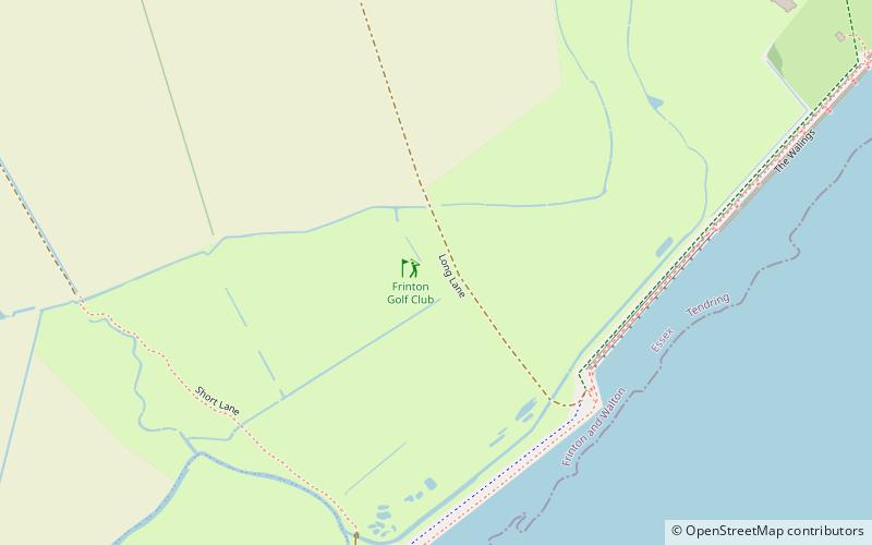 Frinton Golf Club location map