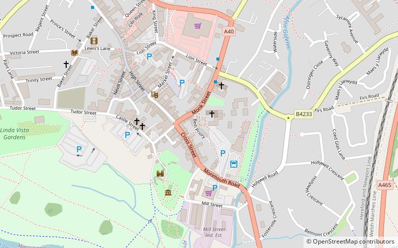 The Tithe Barn location map