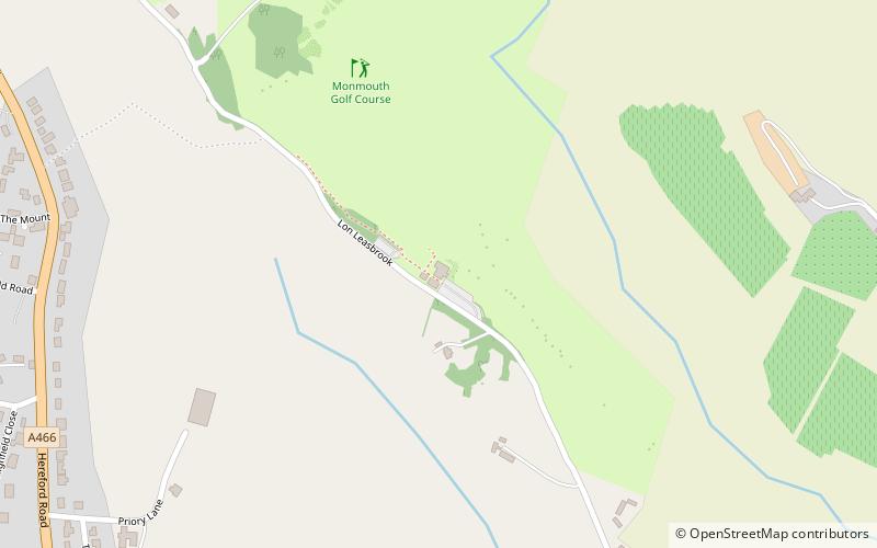 Monmouth Golf Club location map