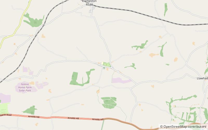 Wiston Castle location map