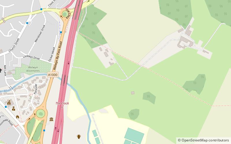 villa rustica ayot saint lawrence location map