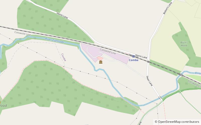 Combe Mill location map