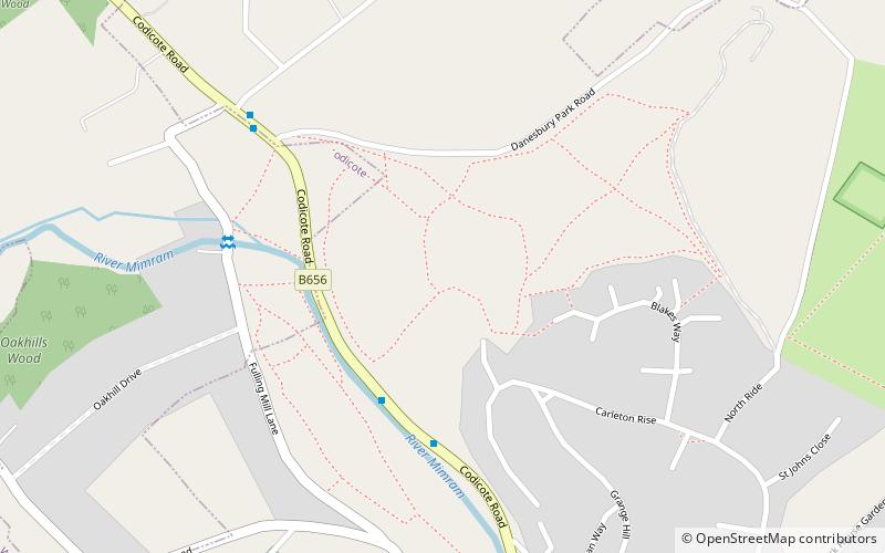 Danesbury Park location map