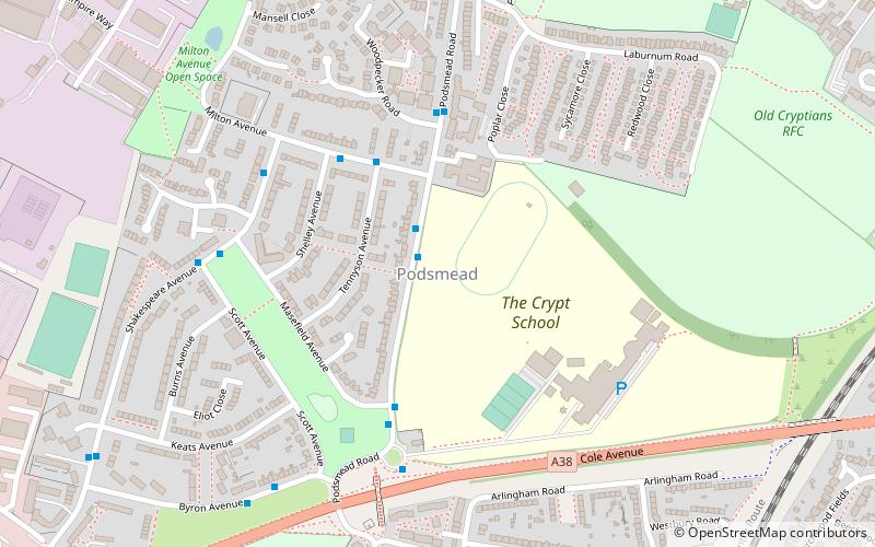 Podsmead location map