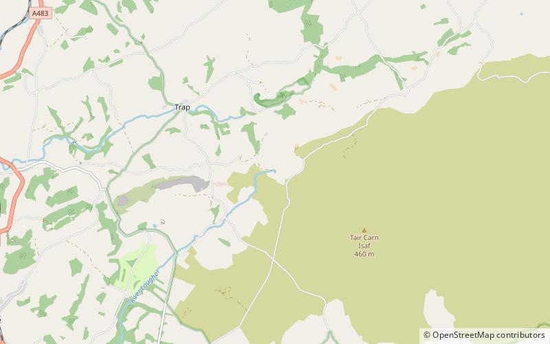llygad llwchwr brecon beacons location map