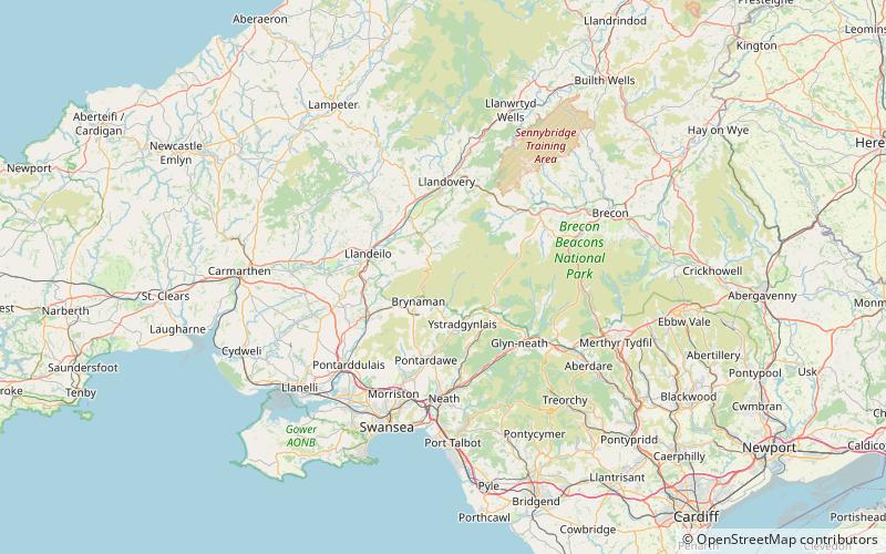 Foel Fraith location map