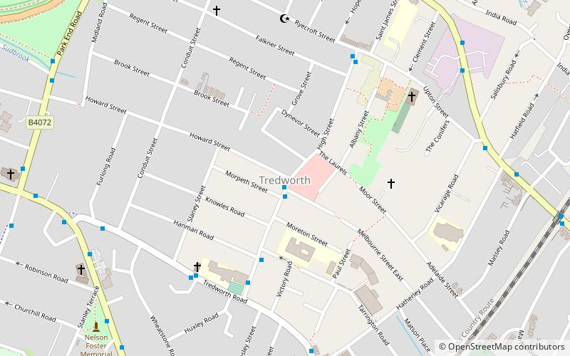 Barton and Tredworth location map