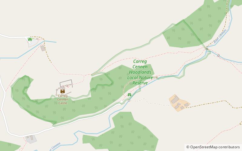 Carreg Cennan location map