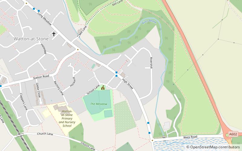 Watton-at-Stone location map