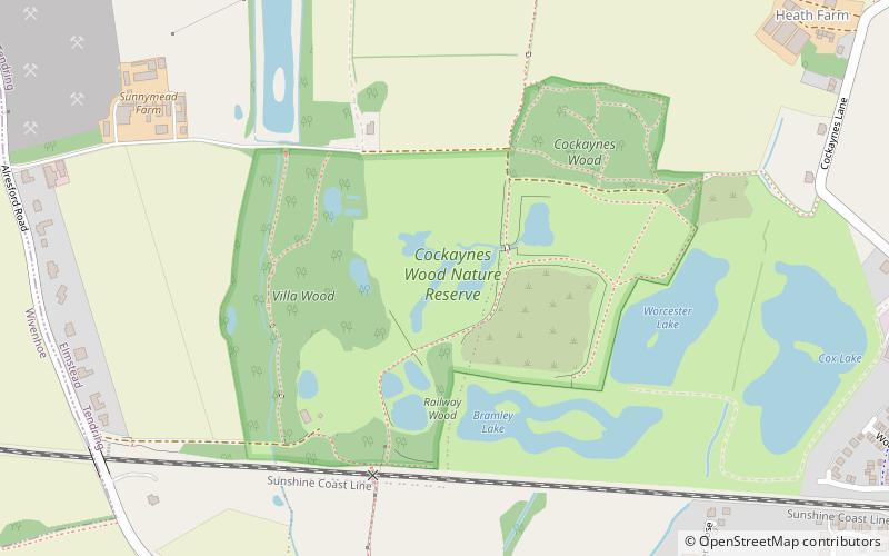 Cockaynes Wood location map
