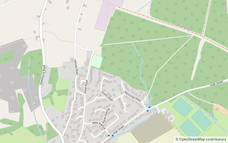 Mitcheldean Meend Marsh location map