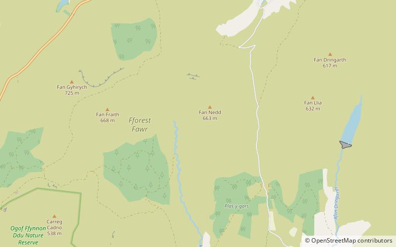 Fforest Fawr location map