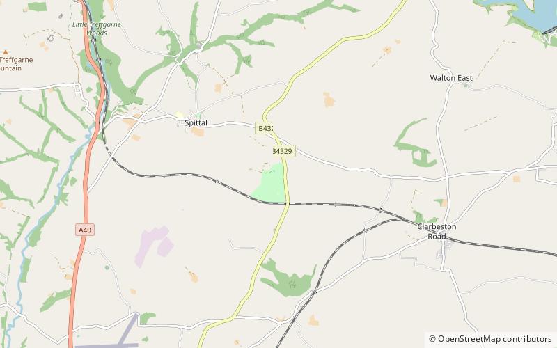 Scolton Manor location map