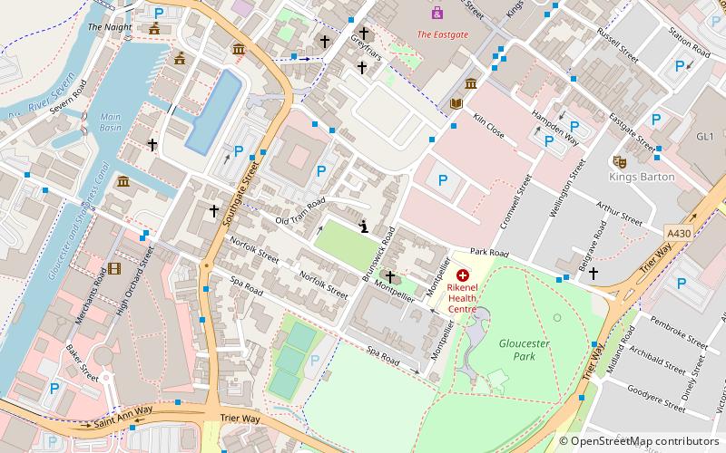 Gloucester National Spiritualist Church location map