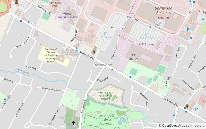 Barnwood location map