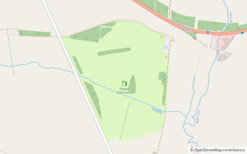 Shipton Golf Course location map