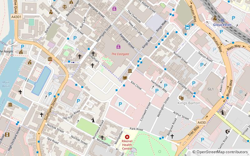 Gloucester Library location map