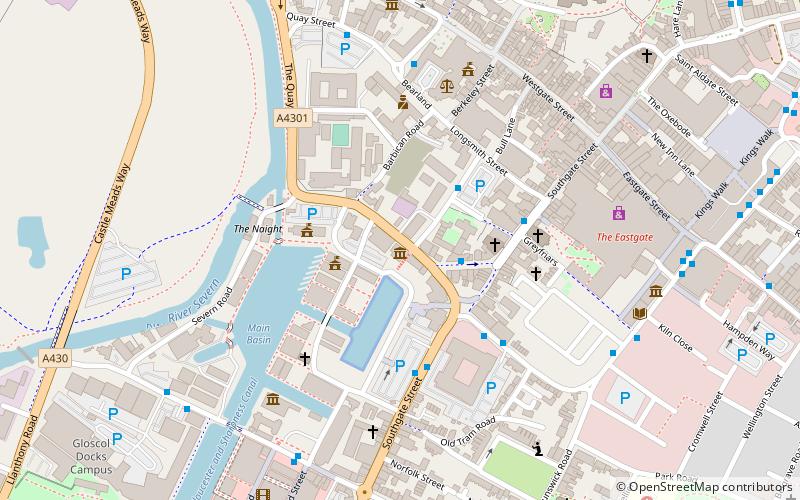 Soldiers of Gloucestershire Museum location map