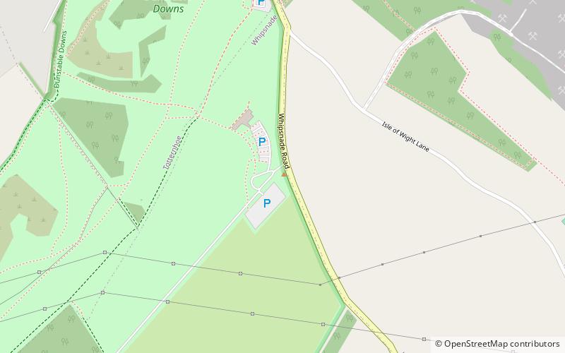 Dunstable Downs location map