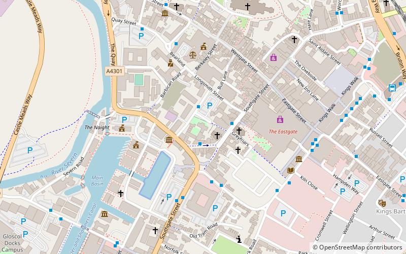 Blackfriars location map