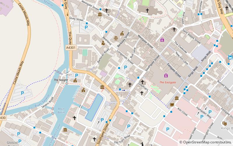 Ladybellegate Street location map