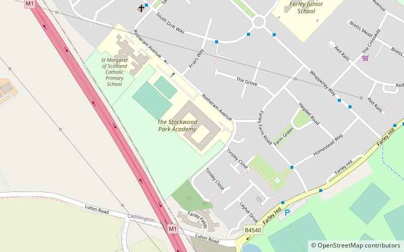 Stockwood Park Academy location map