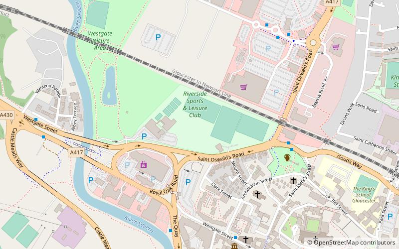 Archdeacon Meadow location map