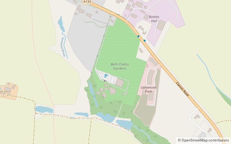 Beth Chatto Gardens location map