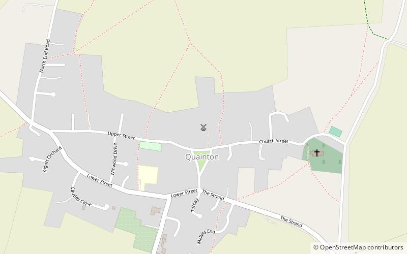 Quainton Windmill location map
