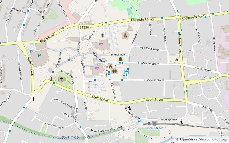 Braintree Library location map