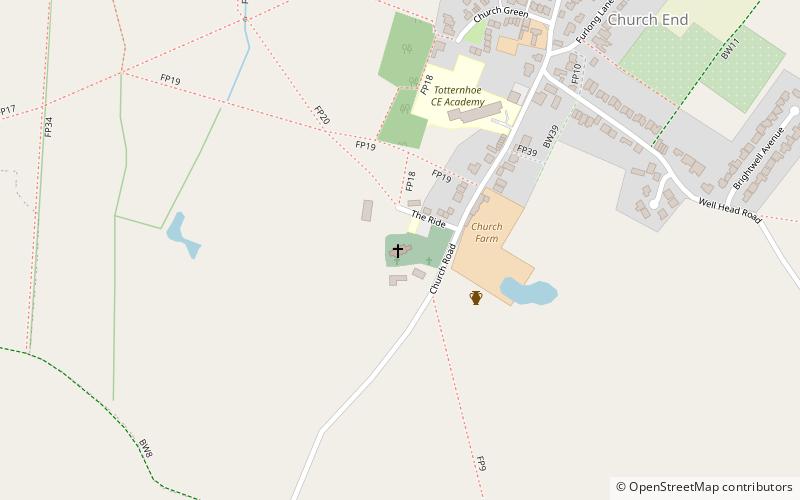 Church of St Giles location map