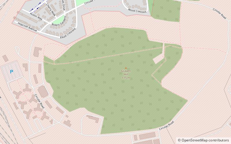 MoD Bicester location map