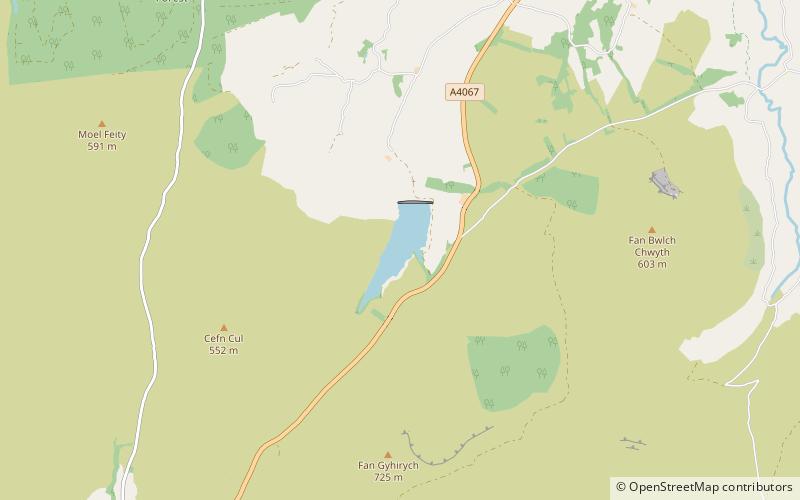 Cray Reservoir location map