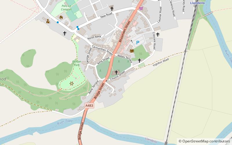 St Teilo's Church location map