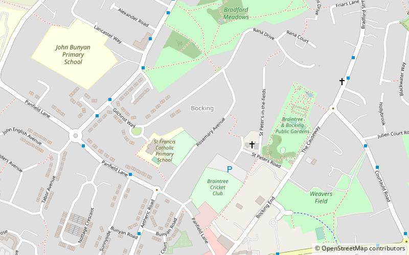 Bocking location map