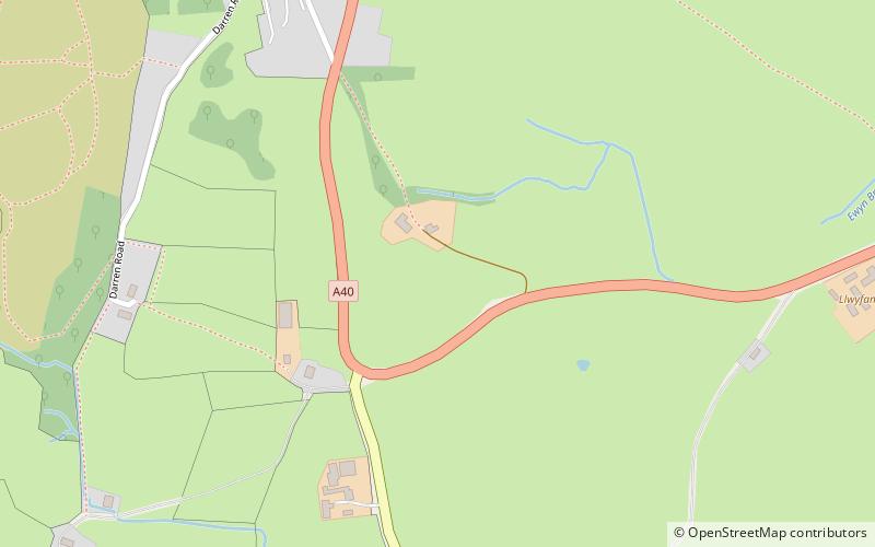 llygadwy brecon beacons nationalpark location map