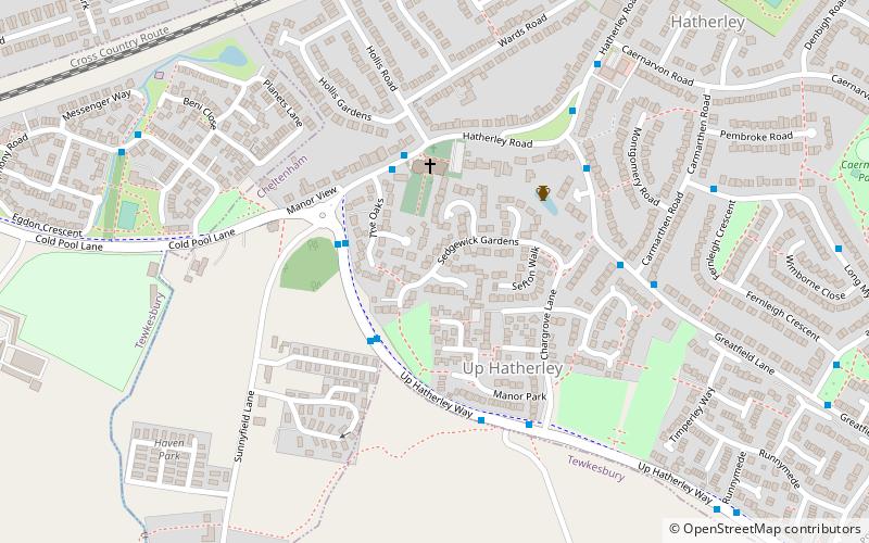 Up Hatherley location map