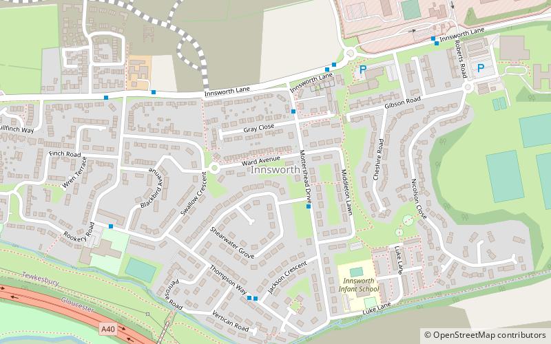 Innsworth location map
