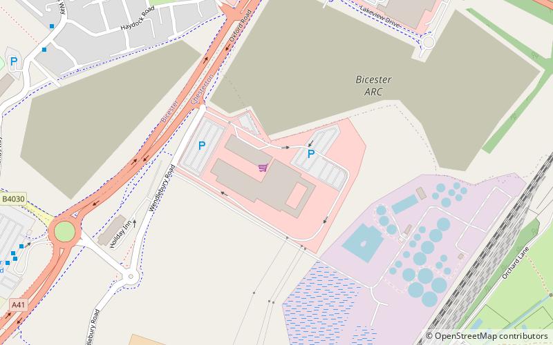Bicester Avenue location map