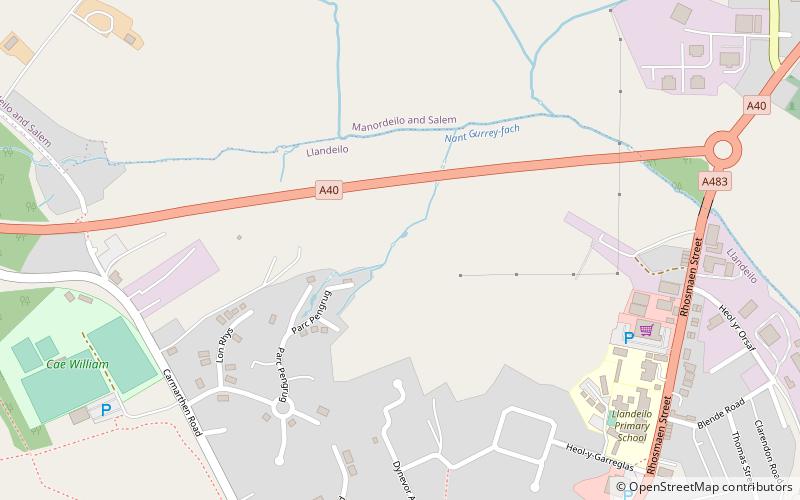 crug farm quarry llandeilo location map