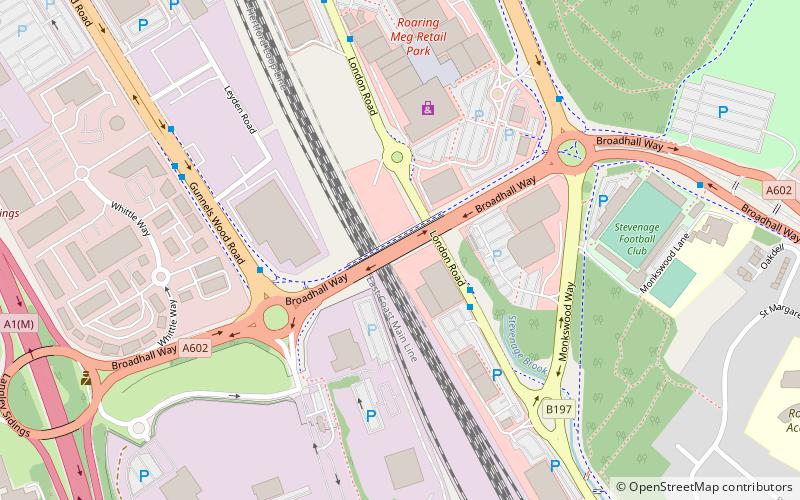 Broadhall Way location map