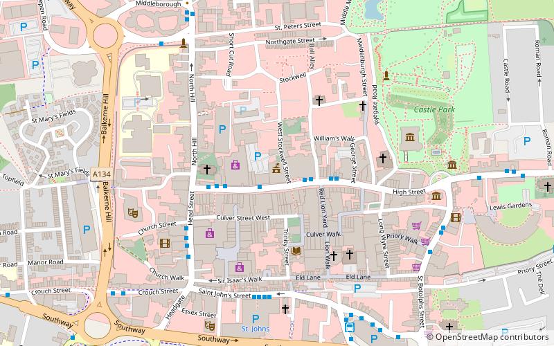 Colchester Town Hall location map