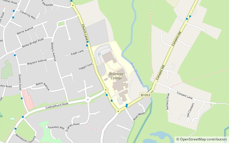 braintree college location map