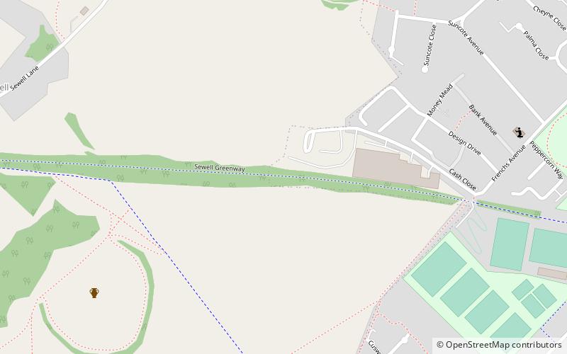 Sewell Cutting location map