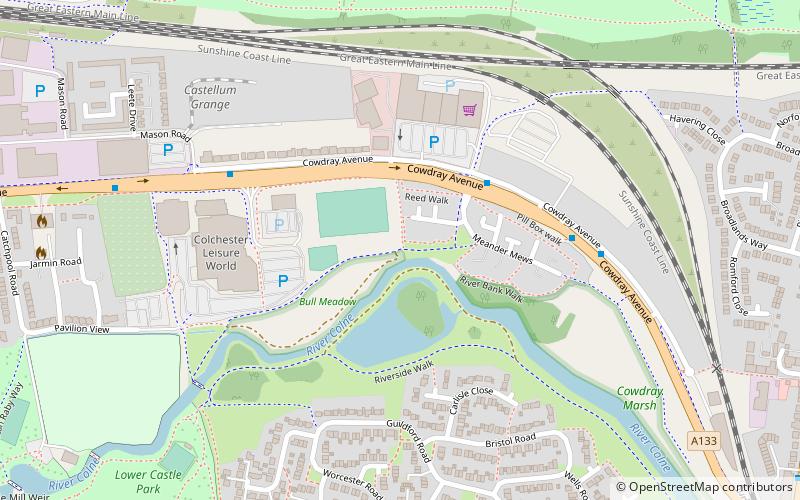 Bull Meadow location map