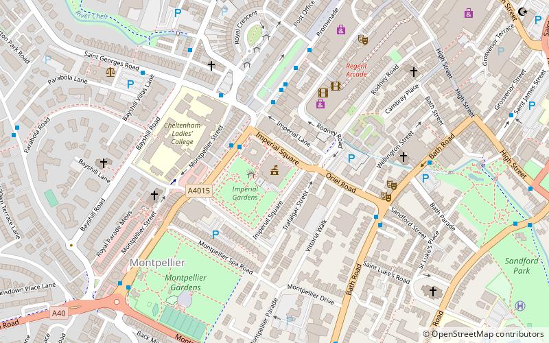 Cheltenham Town Hall location map