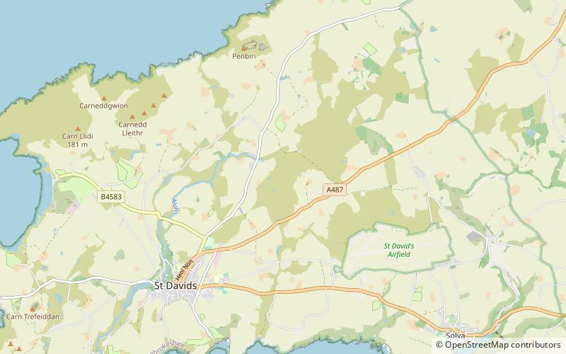 dowrog common abereiddy location map