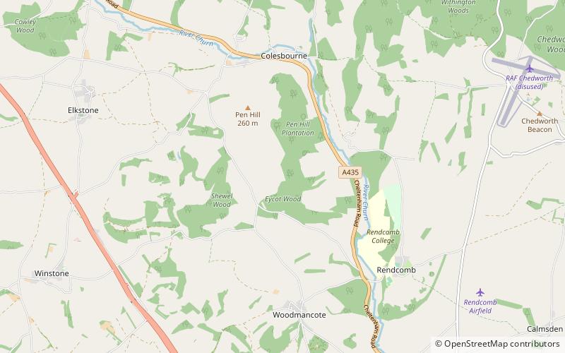 Cotswold Hills Geopark location map